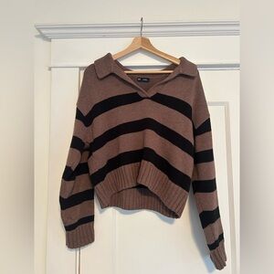 GAP Striped Cotton Sweater, Size L